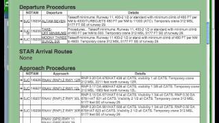 NOTAM Feature Demo [upl. by Hepsibah]