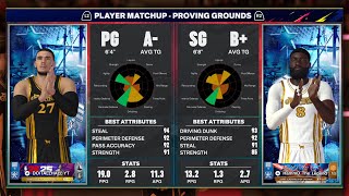 BEST 64 POINT GUARD BUILD ON NBA 2K25 NEXT GEN GOING CRAZY IN THE PROVING GROUNDS [upl. by Parette]