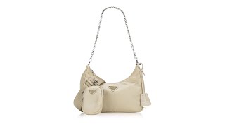 Prada Nylon Re Edition 2005 Shoulder Bag Desert Beige [upl. by Ancelin]