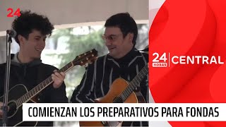 Comienzan los preparativos para las fondas  24 Horas TVN Chile [upl. by Pickard520]