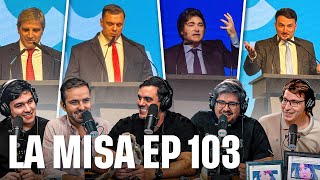 MILEI DAN TOTO CAPUTO AGUSTIN ROMO y BOLSONARO en la MEGA CPAC ARGENTINA  La Misa de Dan [upl. by Yevi]