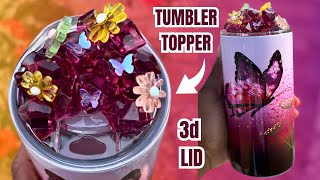 How To Make A Tumbler Topper for beginners [upl. by Lindly]