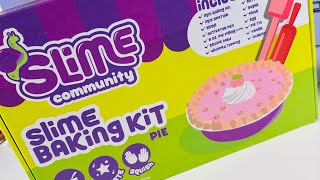 Slime Baking KitStrawberries amp Cream Pie FULL VIDEO slime asmr slimebaking gifted [upl. by Arnold]