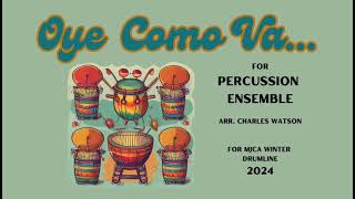 Oye Como Va for Percussion Ensemble easy arr Charles Watson [upl. by Zebaj]