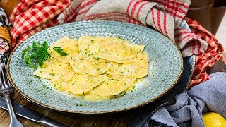 Lemon Ricotta Ravioli with Orange Beurre Blanc  Home amp Family [upl. by Fagen603]