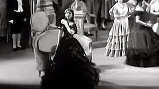 Maria Callas in La Traviata Act II Scene II Lisbon 1958 Video [upl. by Leahciam]