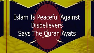 Crookedness In Quran Peace For Peaceful Disbelievers [upl. by Uok]