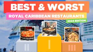 Ranking EVERY SINGLE Free Restaurant on a Royal Caribbean cruise ship 2024 [upl. by Tatiana376]