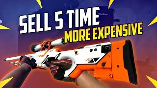 How to sell AWP  Asiimov 5 TIMES MORE EXPENSIVE than its STEAM price [upl. by Refinneg]