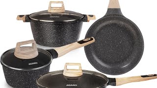 Agaro nonstick granite cookware set Links description lo ichanu visit cheyandi [upl. by Niltac515]