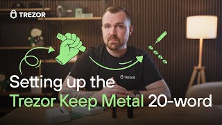 Setting the Trezor Keep Metal 20word A stepbystep guide [upl. by Billen470]