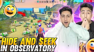 Hide And Seek In Observatory 10000 Diamonds Challenge  Garena Free Fire [upl. by Hayne]