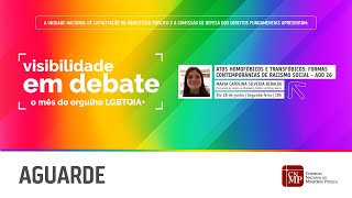 Visibilidade em Debate  Atos homofóbicos e transfóbicos formas contemporâneas de racismo social [upl. by Norramic]