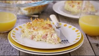 How to Make Ham and Cheese Breakfast Quiche  Ham Recipes  Allrecipescom [upl. by Jacob536]