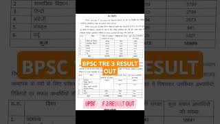 BPSC TRE 30 Result 2024 News  BPSC TRE 30 Latest News Today  BPSC TRE 3 PRT Result  BPSC [upl. by Paton539]