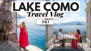 Lake Como Travel Vlog 3 Days Exploring Varenna amp Bellagio [upl. by Rebmaed]