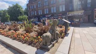 Renfrew Town centre Scotland UK 🇬🇧 [upl. by Ymmit332]