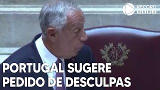 Presidente de Portugal sugere pedido de desculpas ao Brasil [upl. by Valora]