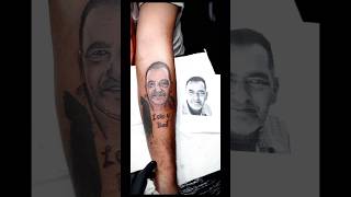 Father portrait tattoo dun by parmtattooz tattoo tattoart tattoodesigns tattooart tattooideas [upl. by Noemis396]