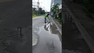 CUTTING THE CONCRETE MAKING A DRAINAGE AIRPORT CEBU [upl. by Abbotsen]