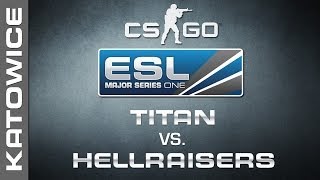 Titan vs HellRaisers  Group A  EMS One Katowice 2014  CSGO [upl. by Maram]