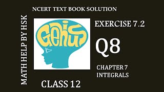 NCERT maths solution class 12 exercise 72 q8 [upl. by Marge194]