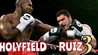 Evander Holyfield versus Joh Ruiz 3 highlights [upl. by Downall776]