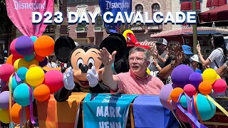 D23 Day Band Cavalcade with Jodi Benson Tony Baxter Don Hahn amp Disney Legends  Disneyland Park [upl. by Ave]