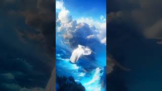 whitebird sky aigeneratedvideos [upl. by Ocinemod716]