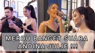 MERDUNYA SUARA ANDINA JULIE MENYANYIKAN LAGU PERFECT BY ED SHEERAN  MISS GRAND INDONESIA 2022 [upl. by Einra]