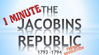 1793  1794 The 4 key elements of the Jacobin Republic in 1 minute [upl. by Bobbette]