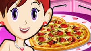 Saras Cooking Class  Valentine Pizza [upl. by Nirrok]