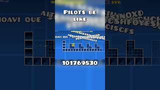 Pilots be Like shorts geometrydash gd [upl. by Tound927]