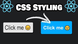 React js how to add CSS styles 🎨 [upl. by Danie114]