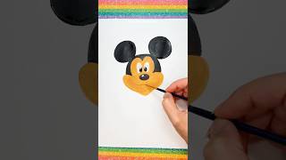 Mickey Mouse Painting  Art for Kids shorts paintingideas mickeymouse [upl. by Oelgnaed]