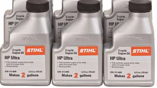 Two Stroke Oil Talk Why Anything is Better than Ultra for your Chainsaw [upl. by Salzhauer]