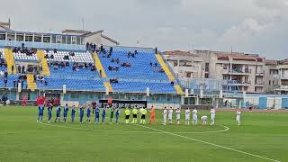 PaganeseNardò ingresso in campo [upl. by Ahsikahs]