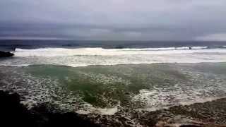 Powerful Incoming Tide At Perranporth Beach Cornwall [upl. by Haimirej]