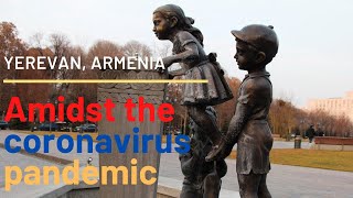 YEREVAN CITY WALK AMIDST CORONAVIRUS FEARS  Covid19 Pandemic in Armenia  March 2020 [upl. by Ettenay]