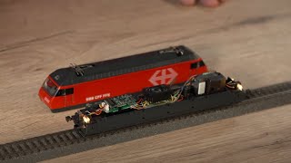 Elektrolok Re 460 mit mSD3 und Motor digitalisieren  Mit Schweizer Lichtwechsel  Märklin Anleitung [upl. by Virgilio962]