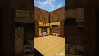 Storage  Interior design idea  HOW TO BUILD  Building ideas  Minecraft Timelapse saddiqideas [upl. by Aenitsirhc]