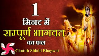 Chatuh Shloki Bhagwat in 1 Minute  1 मिनट में सम्पूर्ण भागवत का फल [upl. by Struve]