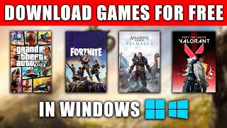 How to Download Games in PcLaptop 2024  Play Games For Free💯  Install Games in Windows🎮💻 [upl. by Zigrang]