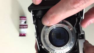 Part 1  General Operation of the Balda Baldix Folding Camera [upl. by Estrin]