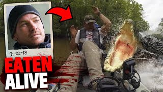 This ManEating Crocodile Eats Man Alive While Kayaking [upl. by Anerys]