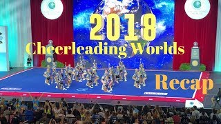 Cheerleading Worlds 2018 Recap very late [upl. by Allina200]