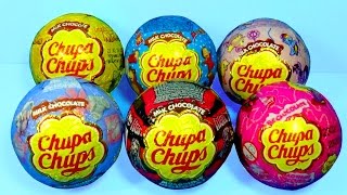 6 Chupa Chups surprise eggs MONSTER HIGH Disney PRINCESS Maya The Bee My Little PONY mymillionTV [upl. by Ydna]