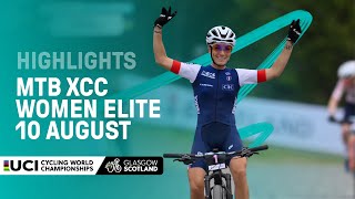 Women Elite MTB Crosscountry Short Track Highlights  2023 UCI Cycling World Championships [upl. by Torbert]