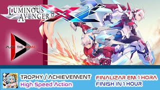 Gunvolt Chronicles Luminous Avenger iX 2  Speedrun Trophy High Speed Action Gameplay [upl. by Eduardo337]