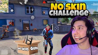 NO GUN SKIN CHALLENGE 🍷🗿  do gun skins matter🤔  Mehdix Free Fire [upl. by Ahseina]